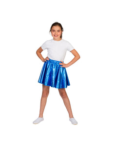 Funny Fashion Disco rok Sophie blauw kinderen