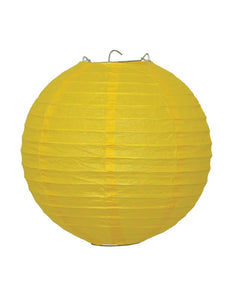 Funny Fashion Gele lampion 25cm
