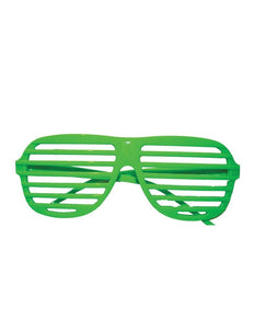 Funny Fashion Groene bril met luikjes