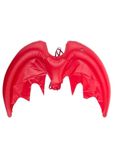 Funny Fashion Opblaasbare vleugels vleermuis rood