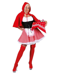 Funny Fashion Roodkapje pak dames