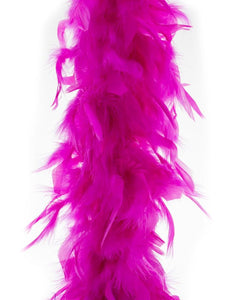 Funny Fashion Roze/Fuchsia veren boa 90gram