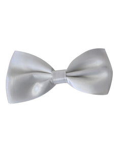 Funny Fashion Witte satijnen strik