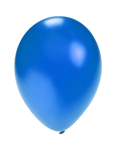 PartyXplosion Ballonnen metallic blauw 5 inch 100 stuks