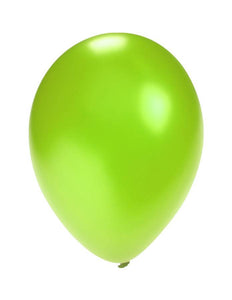 PartyXplosion Ballonnen metallic groen 5 inch 100 stuks