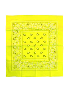 PartyXplosion Bandana neon geel 53 x 53 cm