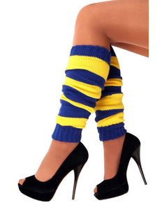 PartyXplosion Beenwarmers blauw/geel