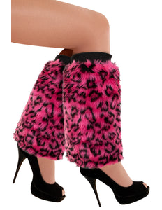PartyXplosion Beenwarmers pluche panter roze