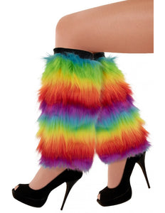 PartyXplosion Beenwarmers pluche regenboog