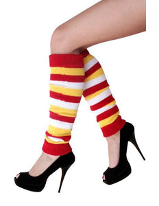 PartyXplosion Beenwarmers rood/wit/geel