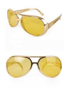 PartyXplosion Elvis bril in goud