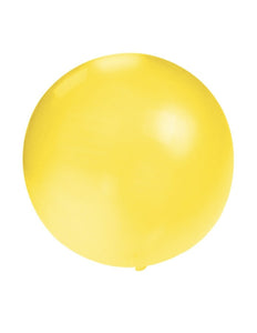 PartyXplosion Gele ballon Ø 60 cm