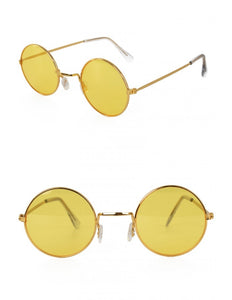 PartyXplosion Gele hippie bril