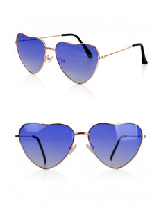 PartyXplosion Hartjes bril blauw