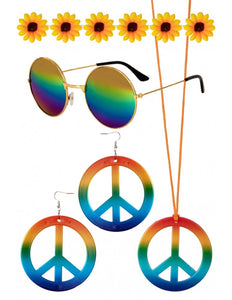 PartyXplosion Hippiesetje 4-delig