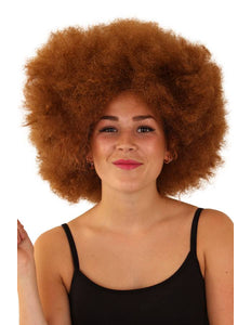 PartyXplosion Pruik DISCO/AFRO bruin