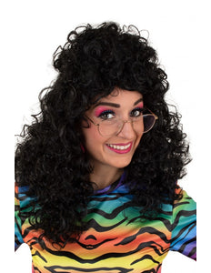 PartyXplosion Pruik Lola lang krullend zwart