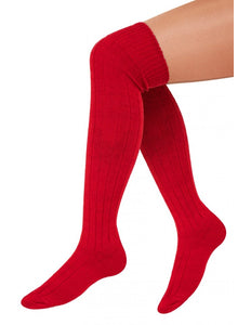 PartyXplosion Rode kniekous voetbalsokken