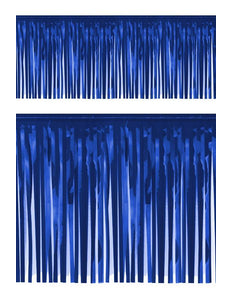 PartyXplosion Slierten folie guirlande blauw 6mtr