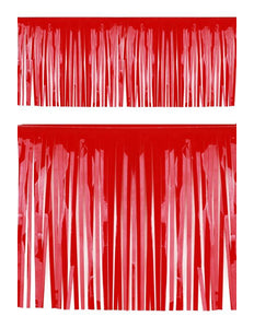 PartyXplosion Slierten folie guirlande rood 6 mtr