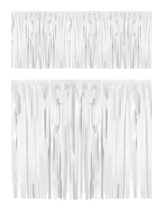 PartyXplosion Slierten folie guirlande wit 6mtr