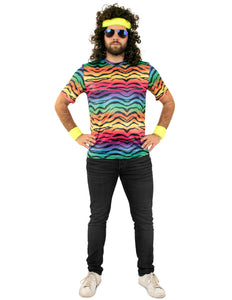 PartyXplosion T-shirt neon tijger kleuren