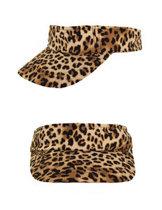 PartyXplosion Zonneklep panter stof