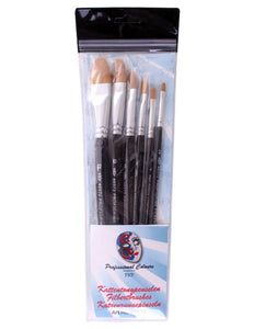 PXP Professional Colours PXP Penselen set plat rond Filbert profigrime