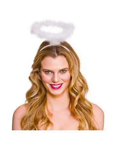 Wicked Costumes Aureool witte veren