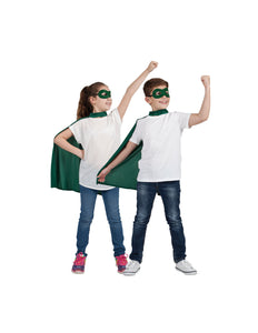 Wicked Costumes Groene Superhelden cape kind