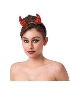Wicked Costumes Mooie duivelhoorntjes rode diamant Ferluci