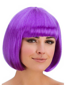 Wicked Costumes Pruik Diva boblijn paars
