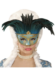 Widmann SRL Blauwe oogmaskers