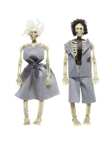 Widmann SRL Skelet bruidspaar gekleed decoratie