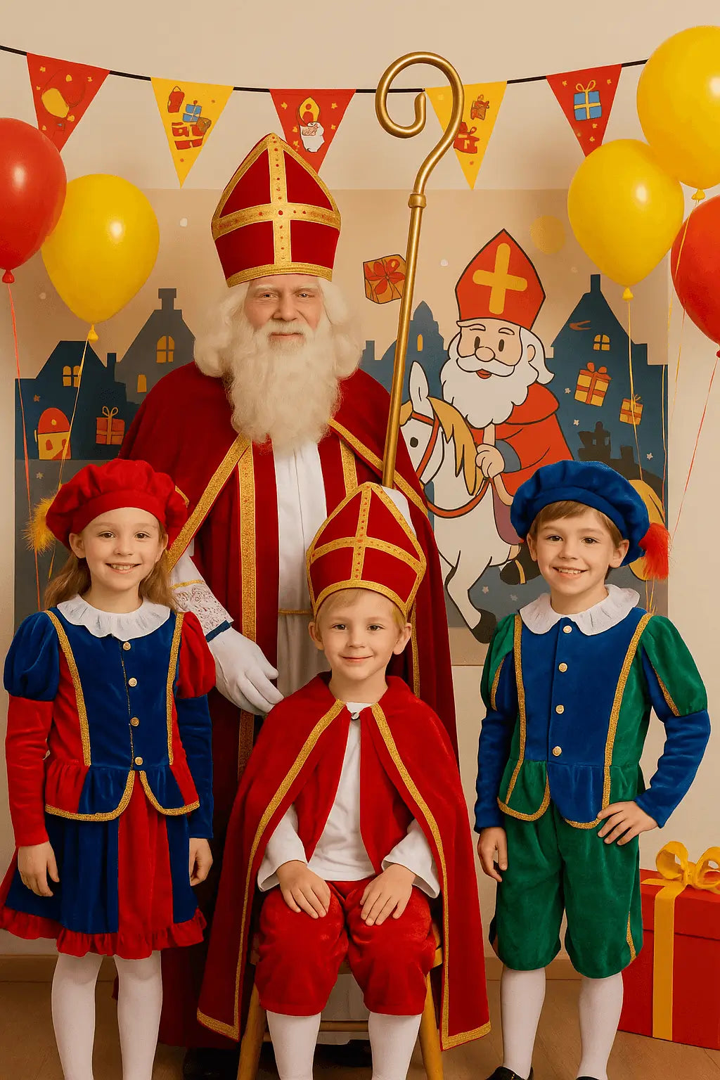 Vier de intocht van Sinterklaas in stijl