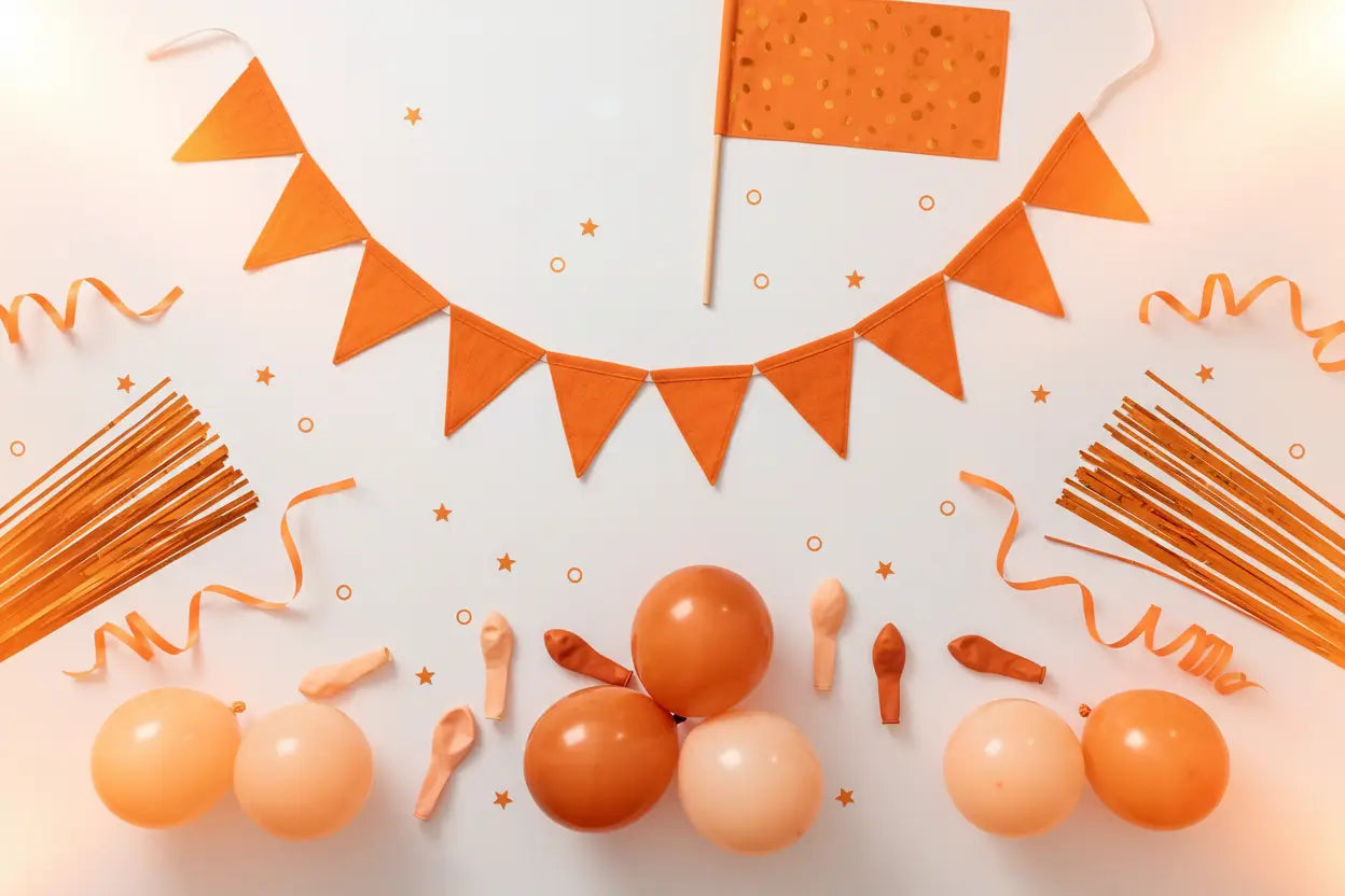 Beste oranje versiering met vlaggetjes, ballonnen, slingers en vlaggen voor WK, EK en Koningsdag