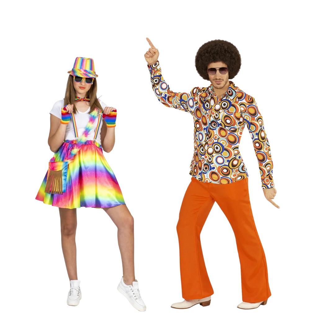 Kamping Kitsch Club foute verkleedkleding met glitter