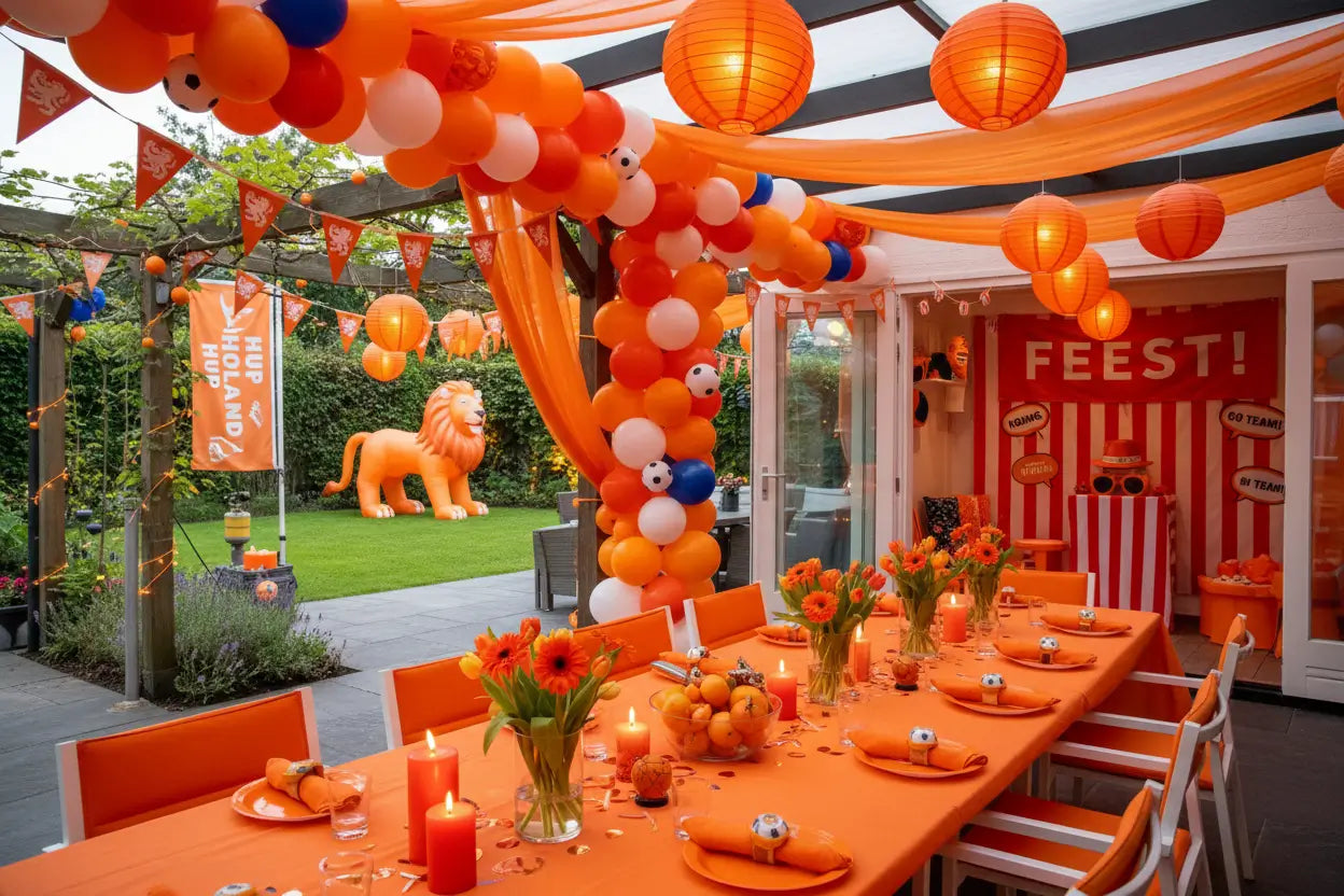 Oranje versiering ideeën voor elk feest: zo maak je indruk