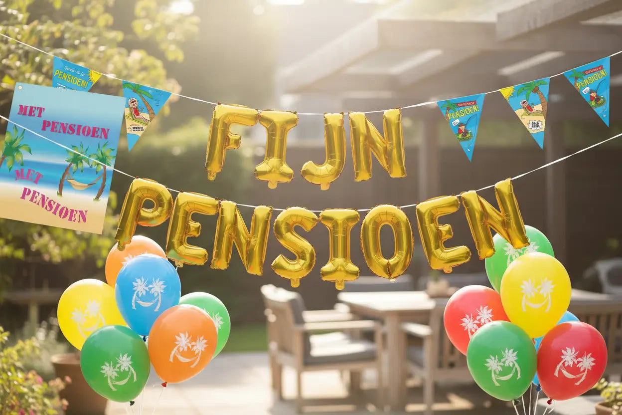 Maak het pensioenfeest onvergetelijk met deze vrolijke versiering ideeën