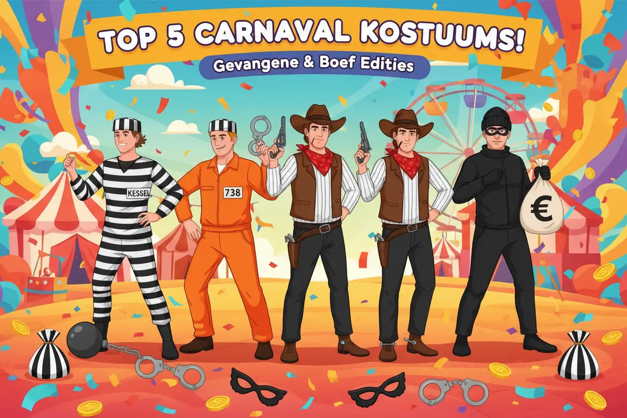 Top 5 boevenpakken voor carnaval en themafeesten