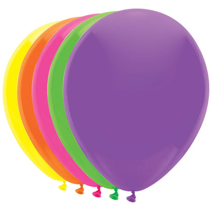 mooie-ballonnen-neon-mix-10-stuks-25-cm