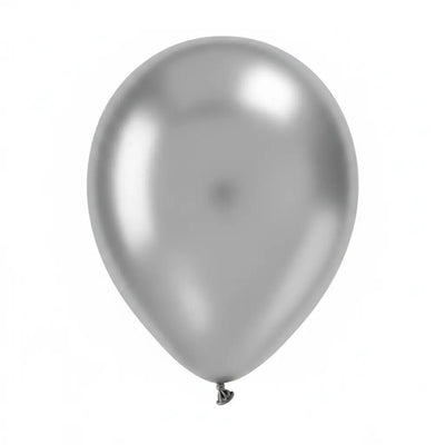 zilveren ballonnen