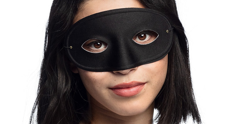 Oogmasker Basic zwart