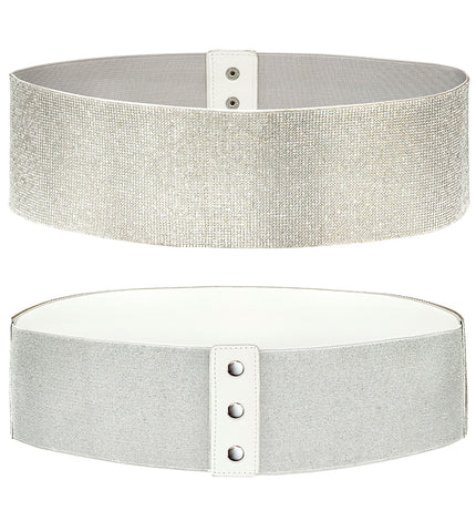 Strass riem voor dames vooraanzicht – kleding accessoires