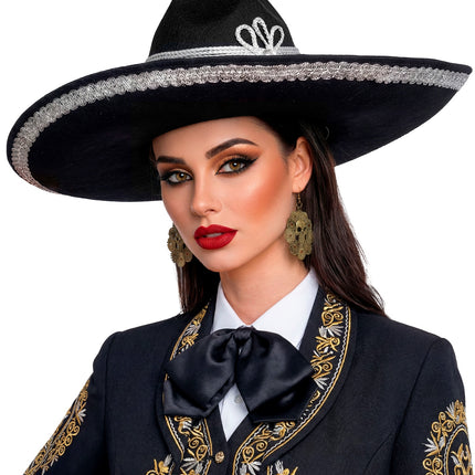 Sombrero El Charro zilver sfeerbeeld – verkleedkleding