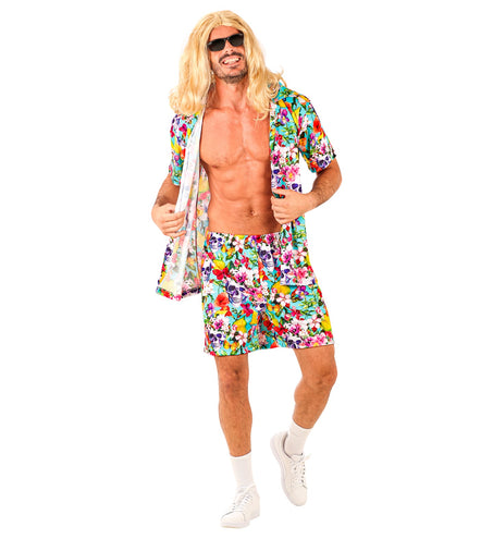 Skulls zomerset heren gedragen - tropisch Hawaii hemd met short aloha
