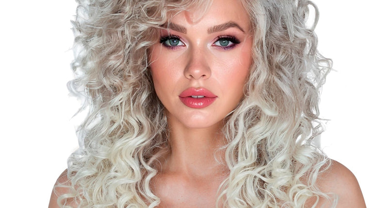 Pruik supercurls voor dames vooraanzicht – pruiken