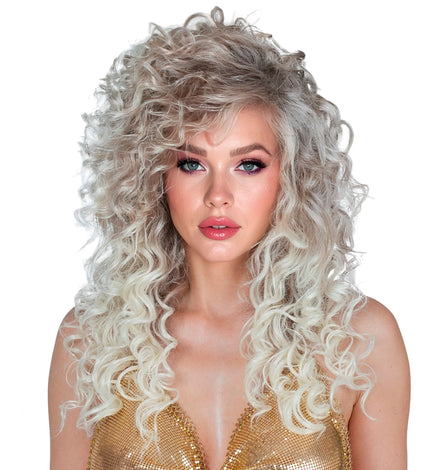 Pruik supercurls voor dames vooraanzicht – pruiken