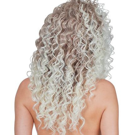 Pruik supercurls voor dames detailopname – pruiken
