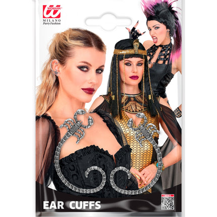 Oorcuff schorpioen voor dames zijaanzicht – sieraden